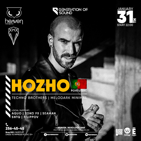 HOZHO (Portugal). Generation of Sound. Heaven. 31/01