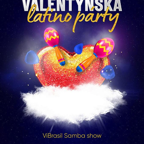 Valentýnská latino party v  Nebe Křemencova
