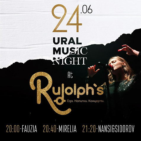Ural Music Night at Rudolph's bar