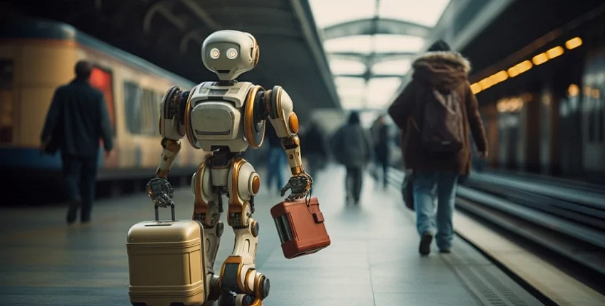РЖД запустят роботов-носильщиков для работы на вокзалах  