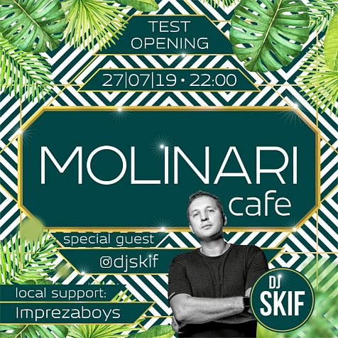Test opening || MOLINARI cafe