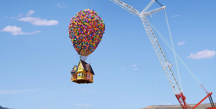 Летающий дом из мультфильма «Вверх» появился на Airbnb