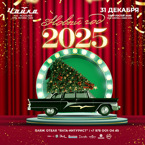 Новый Год 2025 в ЧАЙКЕ на Пляже